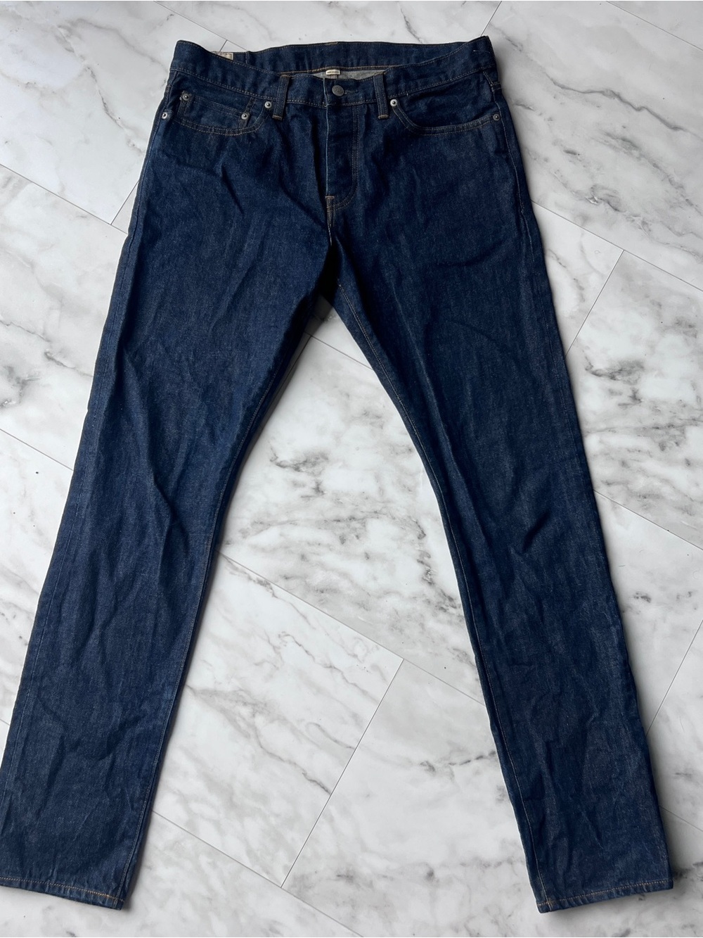 J. Crew 484 Indigo Straight-Leg Men’s Japanese Selvedge Kaihara Denim 33x34